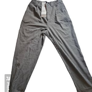 Zara black white pants